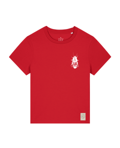 bio-female-medium fit-tshirt-cockroach ranch (backprint)-sttw172-erdbeere-front