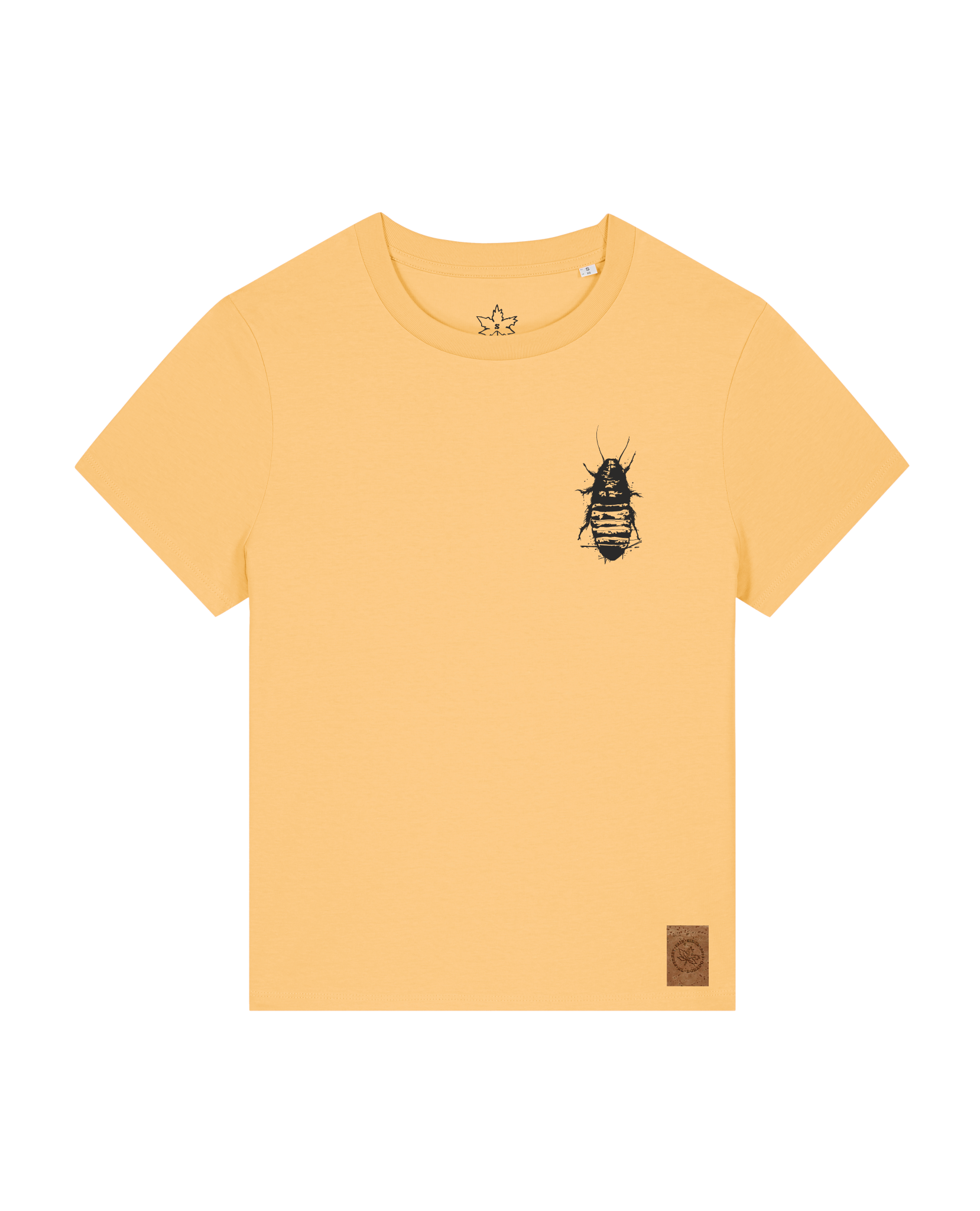 bio-female-medium fit-tshirt-cockroach ranch (backprint)-sttw172-senfkorn-front