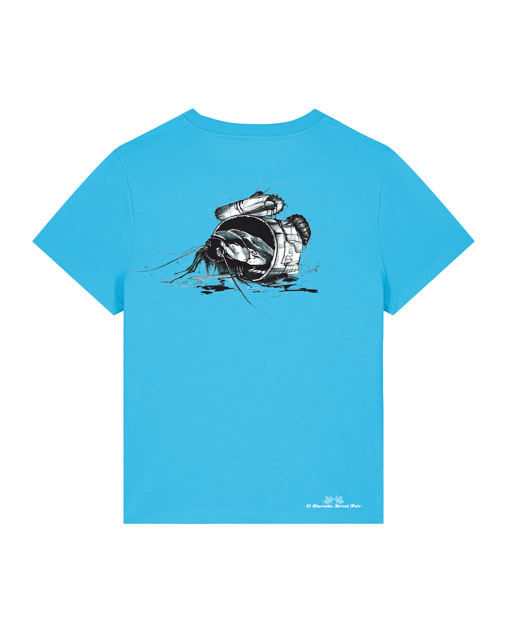 Bio Damen Medium Fit T-Shirt Cockroach Ranch (Backprint)