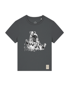 bio-female-medium fit-tshirt-dachs-sttw172-eisen-front
