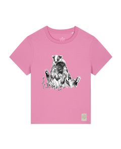 bio-female-medium fit-tshirt-dachs-sttw172-kaugummi-front
