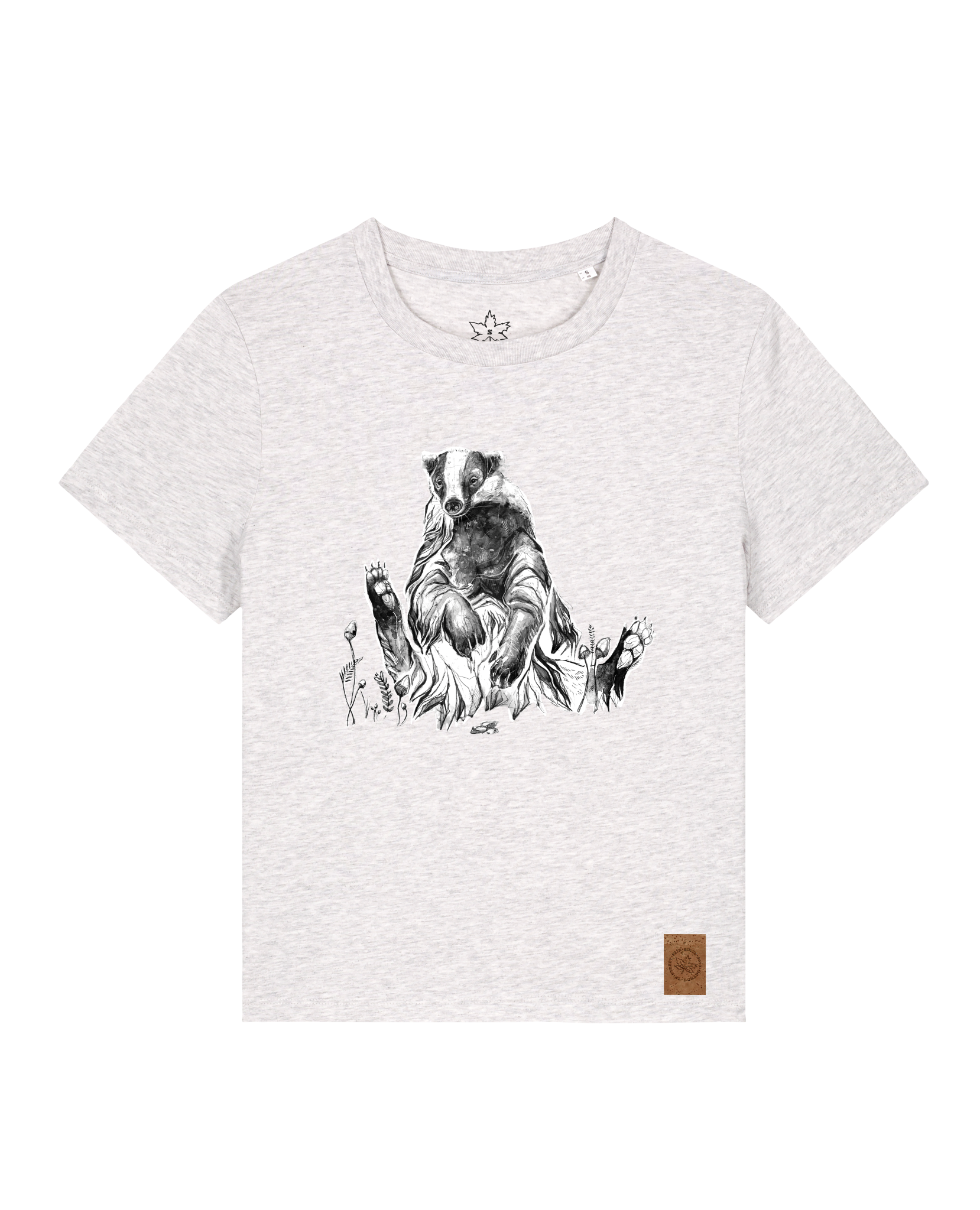 bio-female-medium fit-tshirt-dachs-sttw172-rennmaus-front
