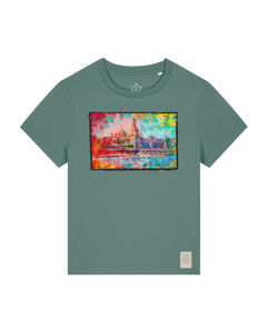 bio-female-medium fit-tshirt-dresden-sttw172-blautanne-front