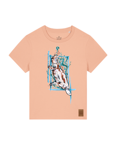 bio-female-medium fit-tshirt-duckbilly platy-sttw172-agyptische keramik-front