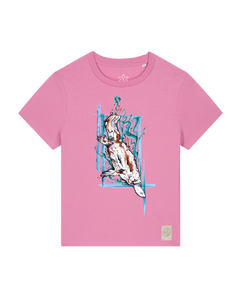 bio-female-medium fit-tshirt-duckbilly platy-sttw172-kaugummi-front
