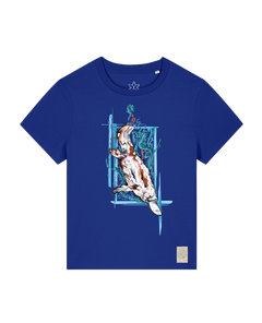 bio-female-medium fit-tshirt-duckbilly platy-sttw172-kornblume-front