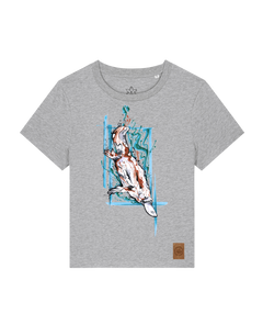 bio-female-medium fit-tshirt-duckbilly platy-sttw172-mausgrau-front
