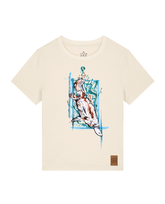 bio-female-medium fit-tshirt-duckbilly platy-sttw172-natur-front