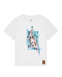 bio-female-medium fit-tshirt-duckbilly platy-sttw172-weiß-front