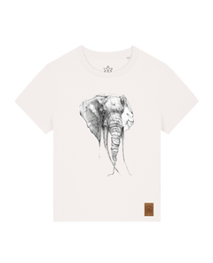 bio-female-medium fit-tshirt-elefant-sttw172-bio ei-front