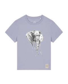bio-female-medium fit-tshirt-elefant-sttw172-lavender-front