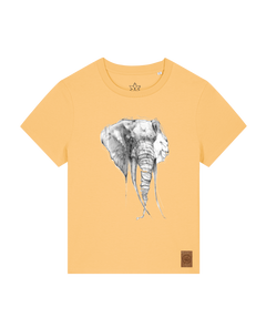 bio-female-medium fit-tshirt-elefant-sttw172-senfkorn-front