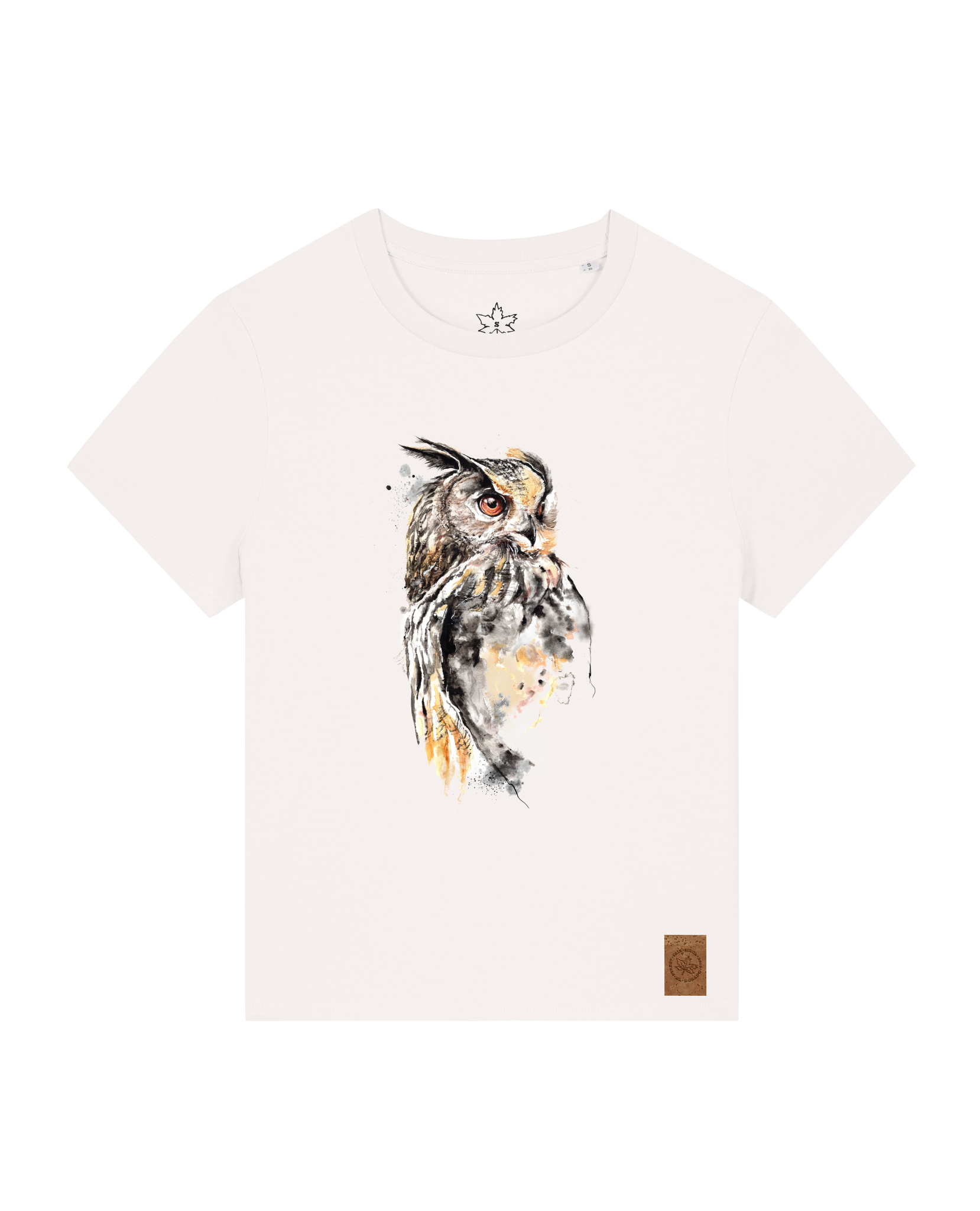 bio-female-medium fit-tshirt-eule-sttw172-bio ei-front