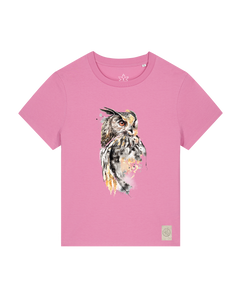 bio-female-medium fit-tshirt-eule-sttw172-kaugummi-front