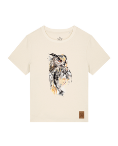 bio-female-medium fit-tshirt-eule-sttw172-natur-front
