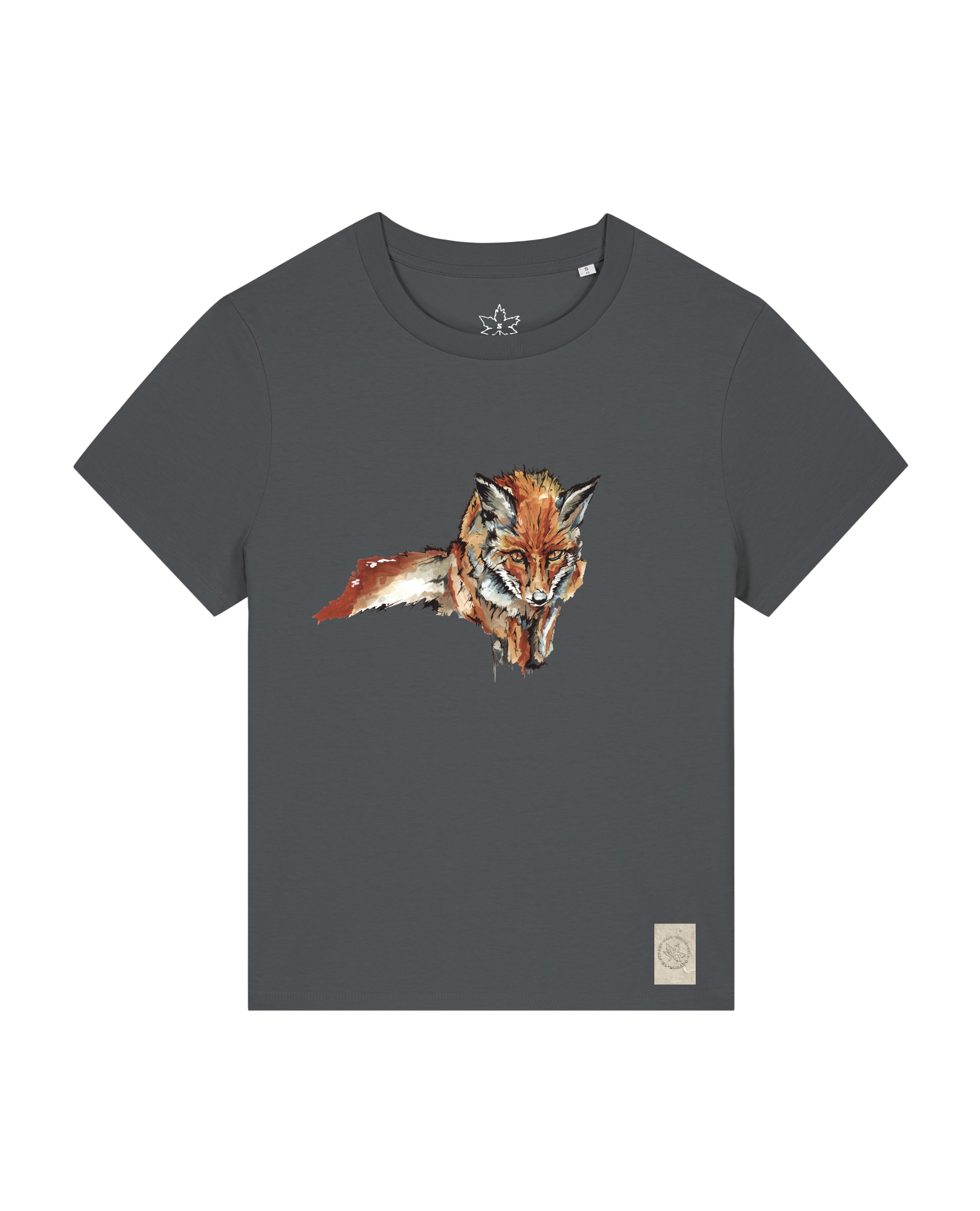 bio-female-medium fit-tshirt-fox views-sttw172-eisen-front