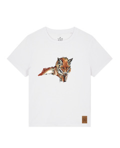 bio-female-medium fit-tshirt-fox views-sttw172-weiß-front