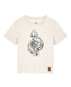 bio-female-medium fit-tshirt-frosch auf pilz-sttw172-elbsandstein-front