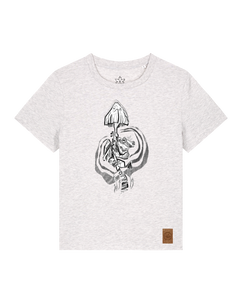 bio-female-medium fit-tshirt-frosch auf pilz-sttw172-rennmaus-front