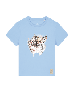 bio-female-medium fit-tshirt-fuchspaar-sttw172-lagune-front