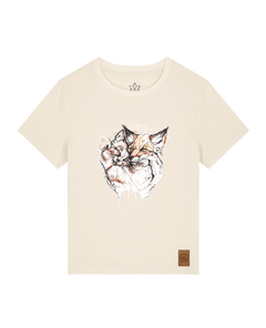 bio-female-medium fit-tshirt-fuchspaar-sttw172-natur-front