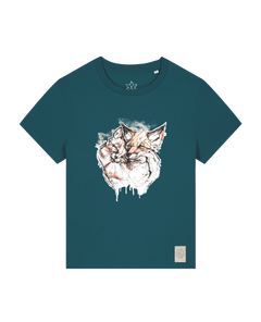 bio-female-medium fit-tshirt-fuchspaar-sttw172-nordmanntanne-front