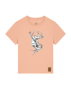 bio-female-medium fit-tshirt-gecko-sttw172-agyptische keramik-front