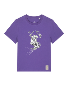 bio-female-medium fit-tshirt-gecko-sttw172-blaukraut-front