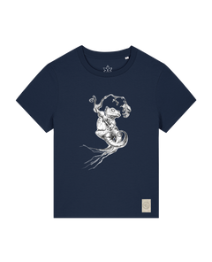 bio-female-medium fit-tshirt-gecko-sttw172-marine-front