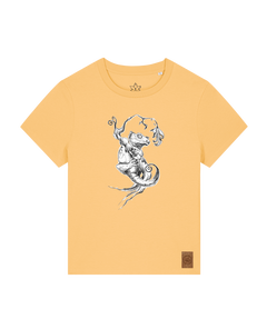 bio-female-medium fit-tshirt-gecko-sttw172-senfkorn-front