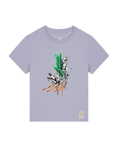 bio-female-medium fit-tshirt-grassland population-sttw172-lavender-front