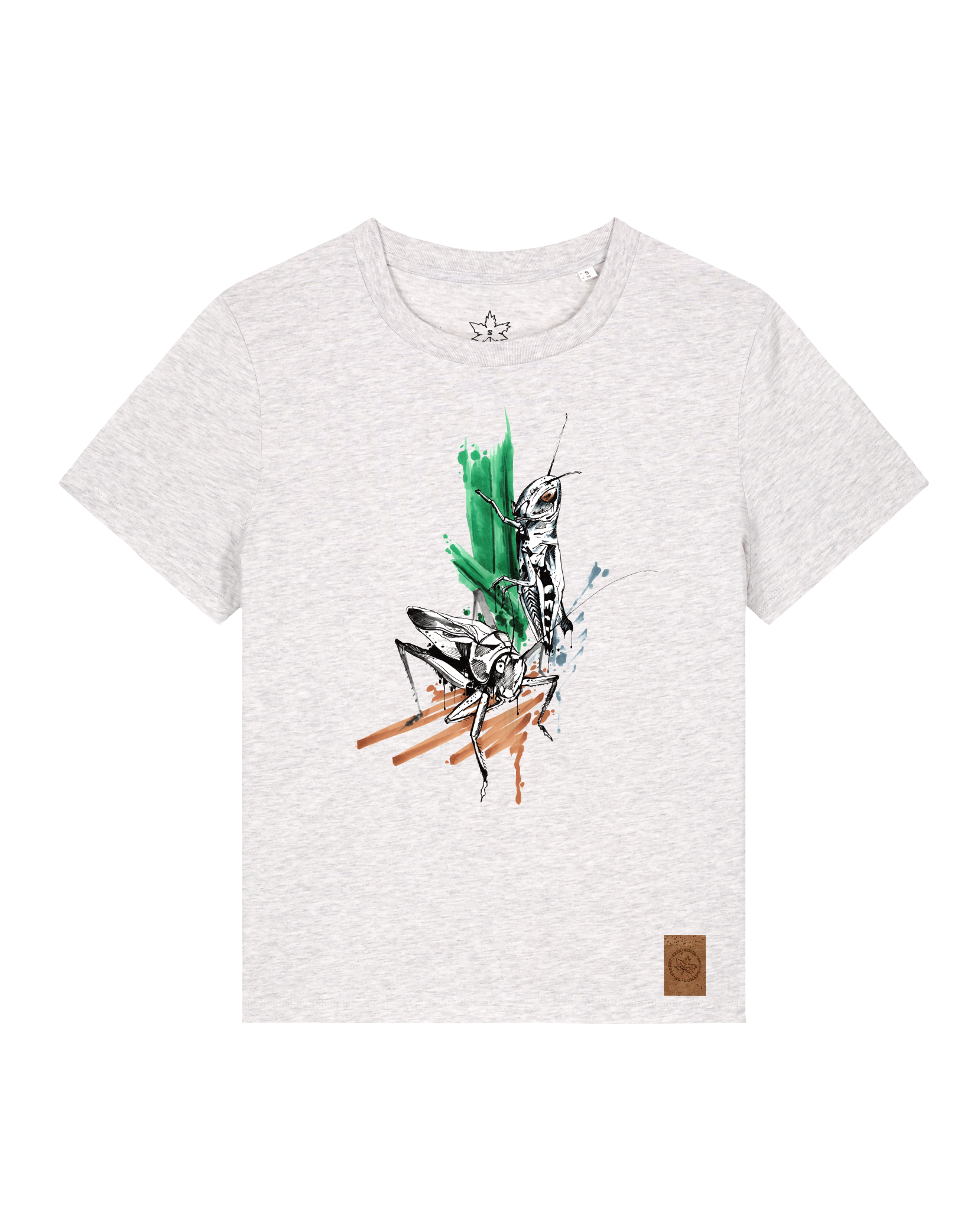 bio-female-medium fit-tshirt-grassland population-sttw172-rennmaus-front