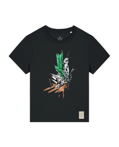 bio-female-medium fit-tshirt-grassland population-sttw172-schwarz-front