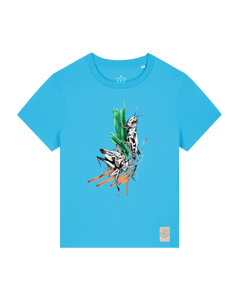 bio-female-medium fit-tshirt-grassland population-sttw172-wasserblau-front