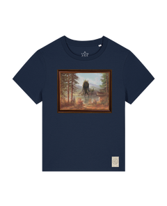 bio-female-medium fit-tshirt-herbst im riesengebirge-sttw172-marine-front