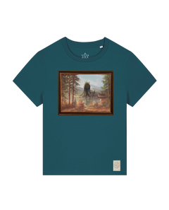 bio-female-medium fit-tshirt-herbst im riesengebirge-sttw172-nordmanntanne-front