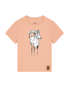 bio-female-medium fit-tshirt-ibex-sttw172-agyptische keramik-front