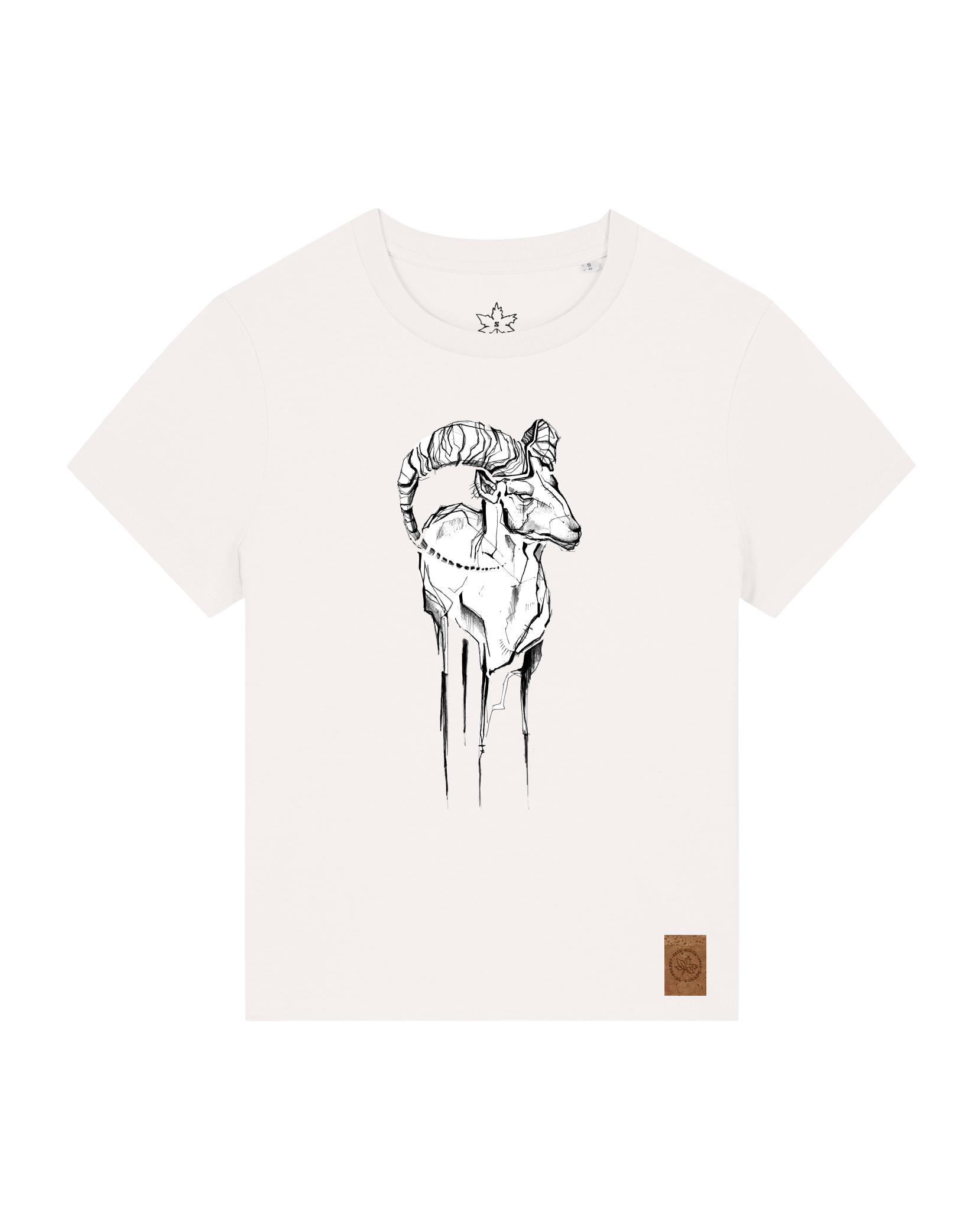 bio-female-medium fit-tshirt-ibex-sttw172-bio ei-front