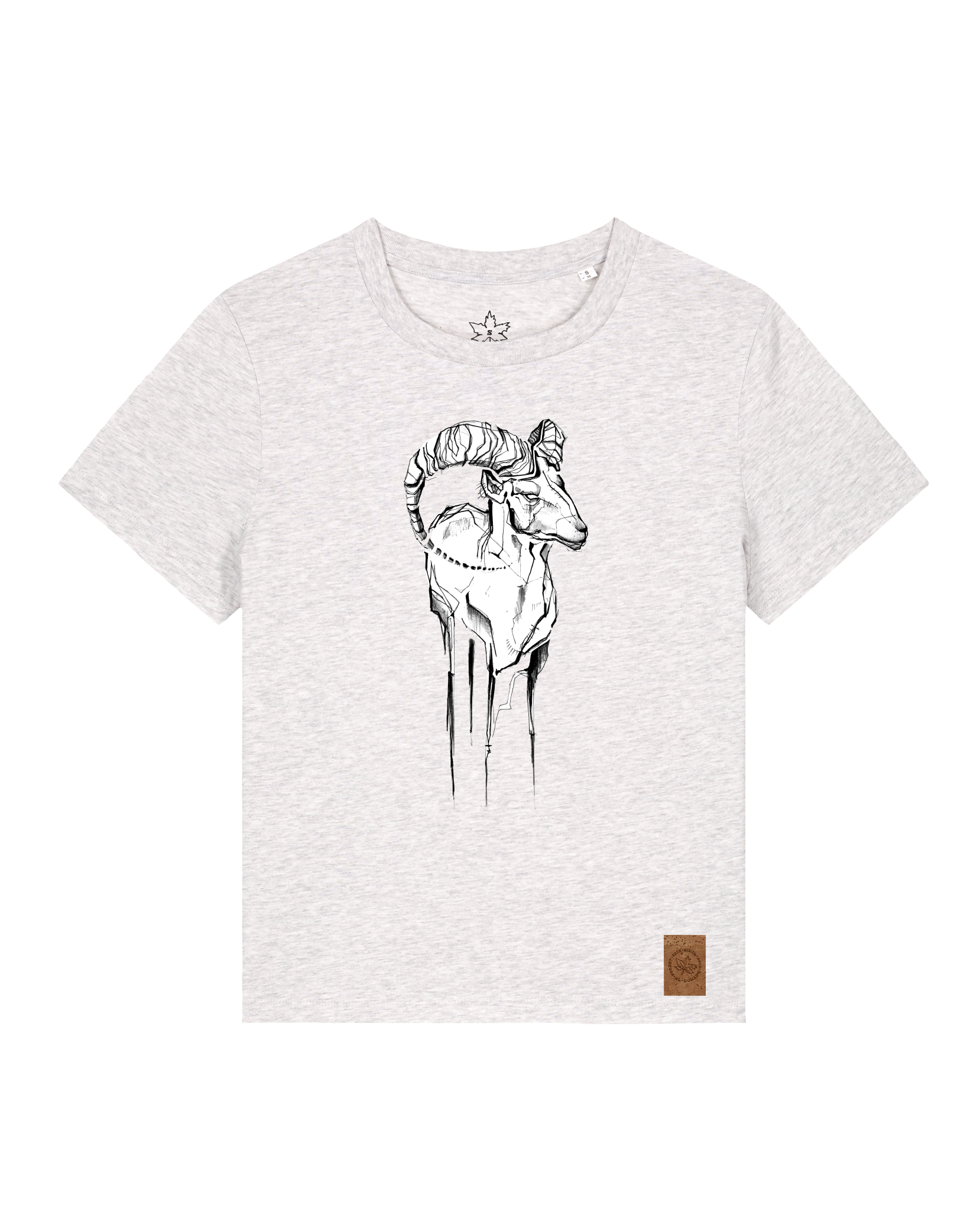 bio-female-medium fit-tshirt-ibex-sttw172-rennmaus-front