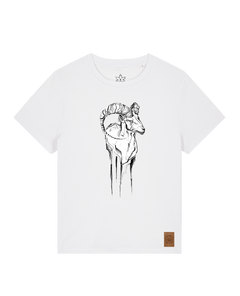 bio-female-medium fit-tshirt-ibex-sttw172-weiß-front