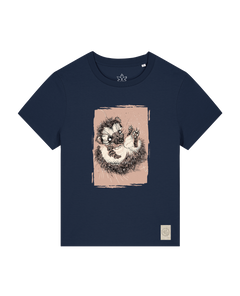 bio-female-medium fit-tshirt-igel-sttw172-marine-front
