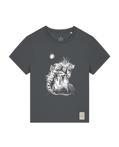 bio-female-medium fit-tshirt-iguana-sttw172-eisen-front