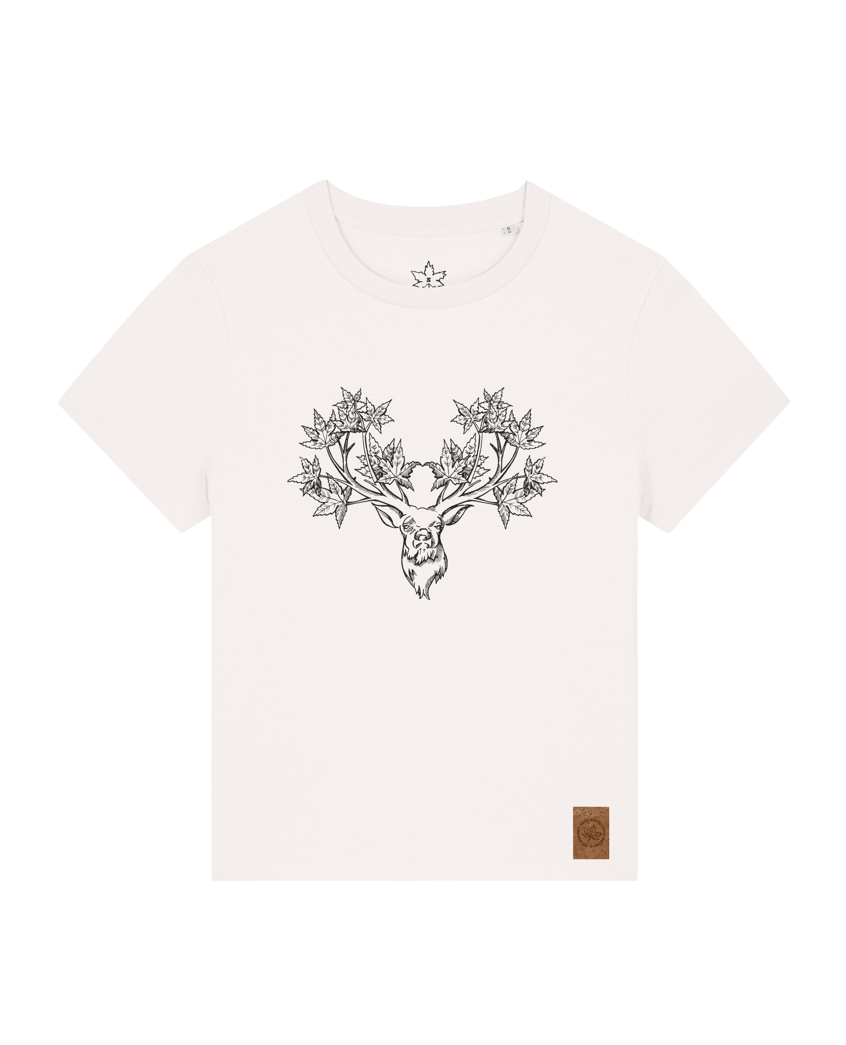 bio-female-medium fit-tshirt-king of wood-sttw172-bio ei-front