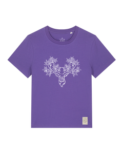 bio-female-medium fit-tshirt-king of wood-sttw172-blaukraut-front