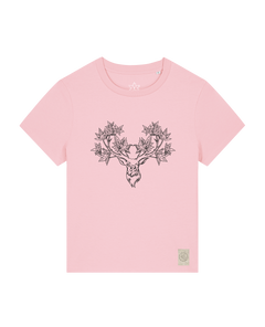 bio-female-medium fit-tshirt-king of wood-sttw172-flamingo-front
