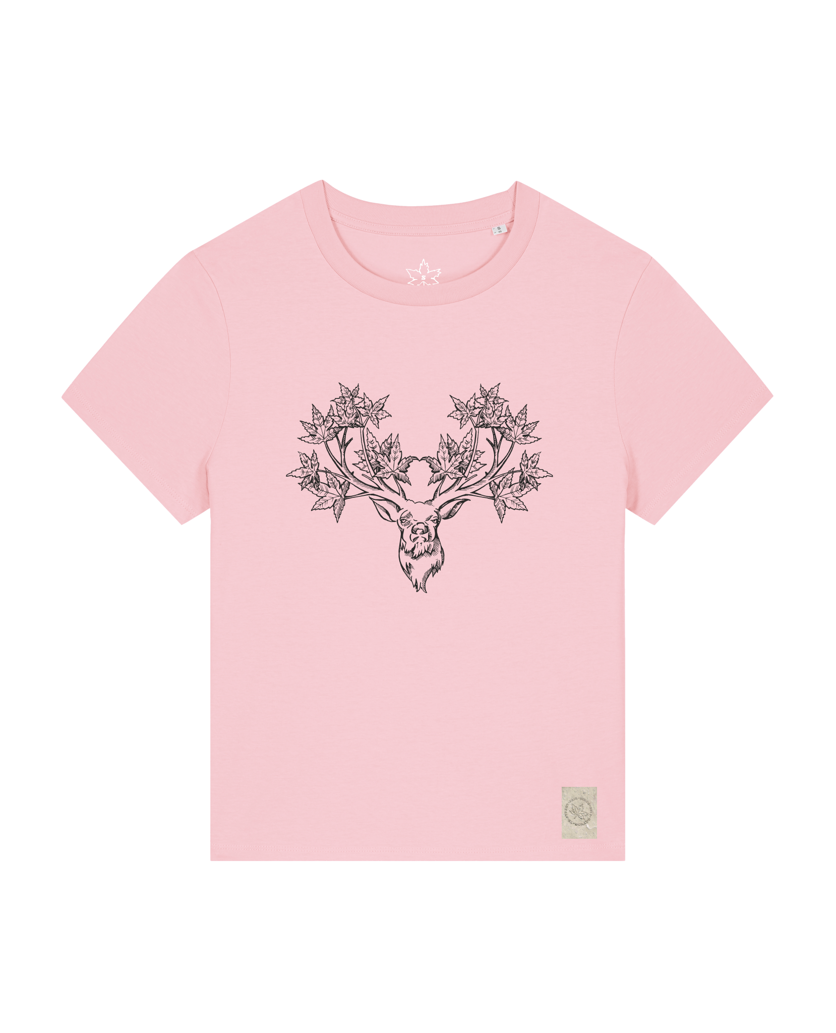 bio-female-medium fit-tshirt-king of wood-sttw172-flamingo-front