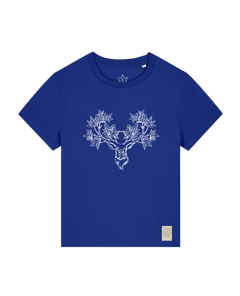 bio-female-medium fit-tshirt-king of wood-sttw172-kornblume-front
