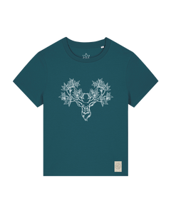 bio-female-medium fit-tshirt-king of wood-sttw172-nordmanntanne-front