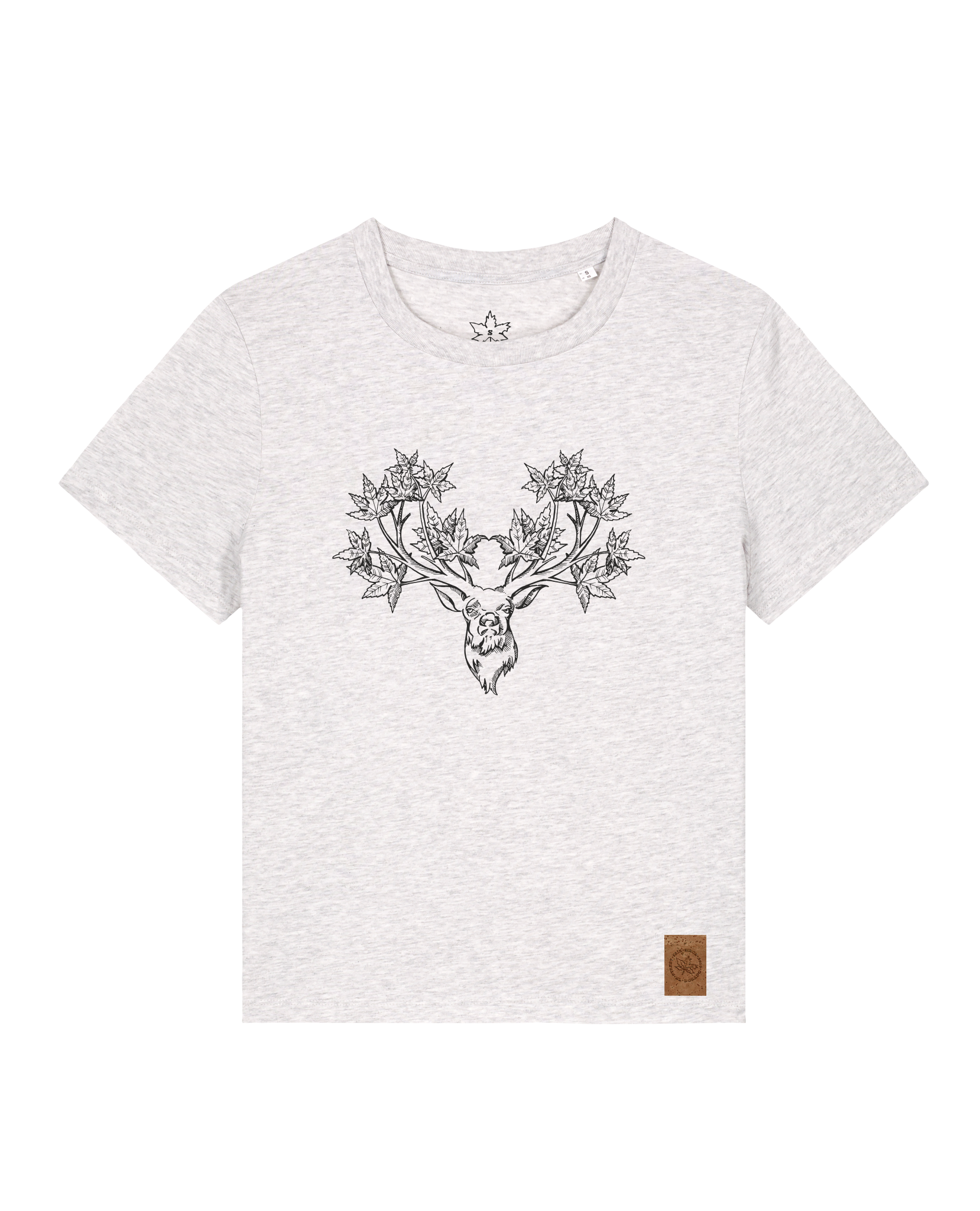 bio-female-medium fit-tshirt-king of wood-sttw172-rennmaus-front
