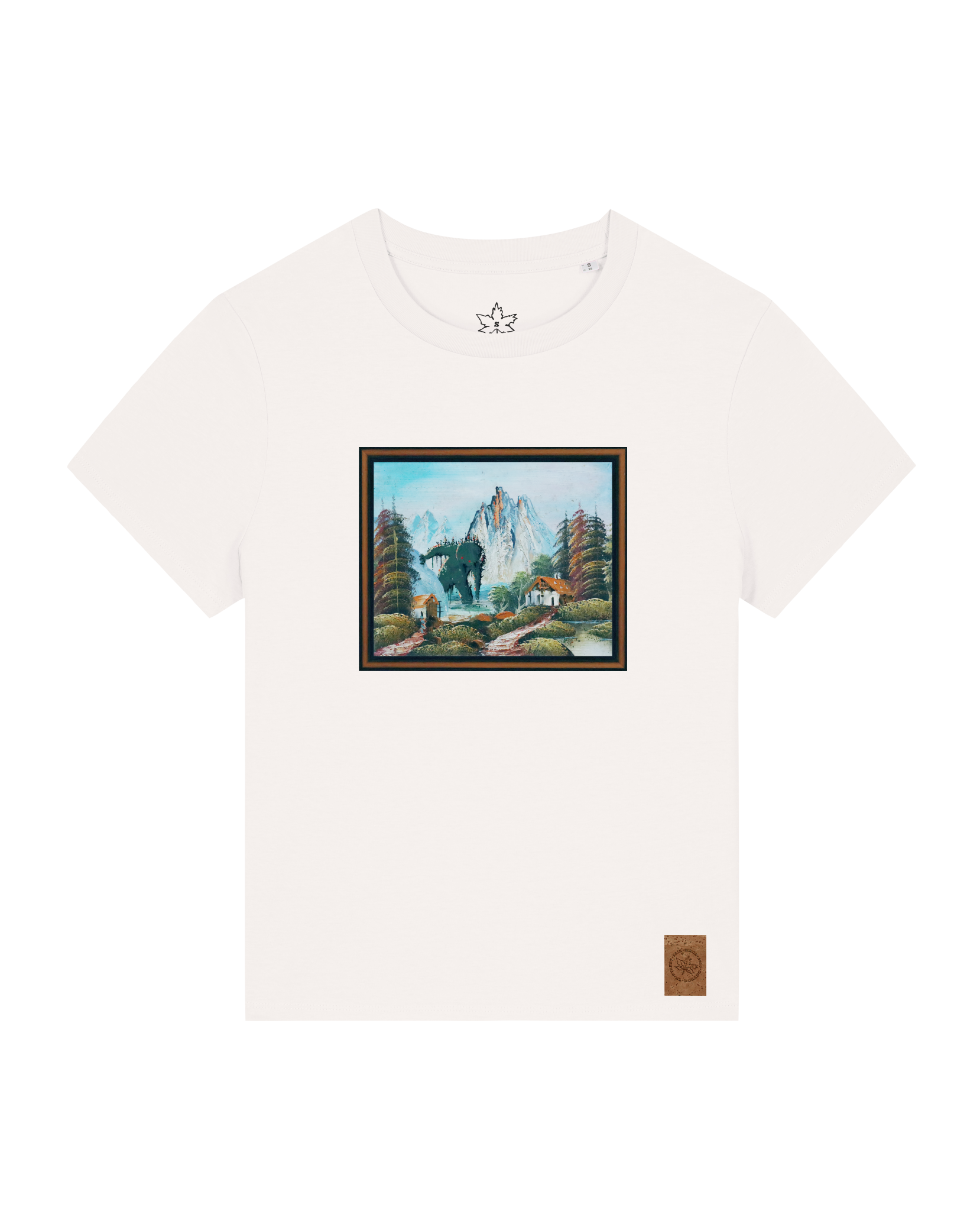 bio-female-medium fit-tshirt-krakonoš in holidays-sttw172-bio ei-front